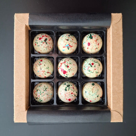 9er Packung Pralinés sortenrein