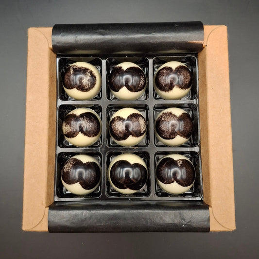 9er Packung Pralinés sortenrein