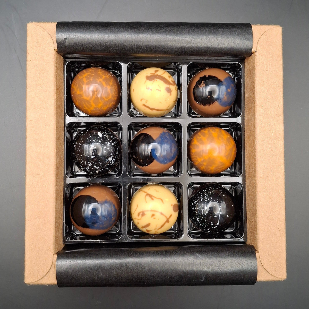 9er Packung Pralinés gemischt Winter 26
