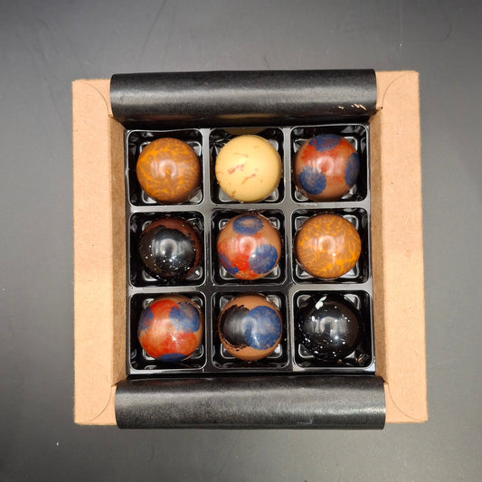 9er Packung Pralinés Weihnachten 26